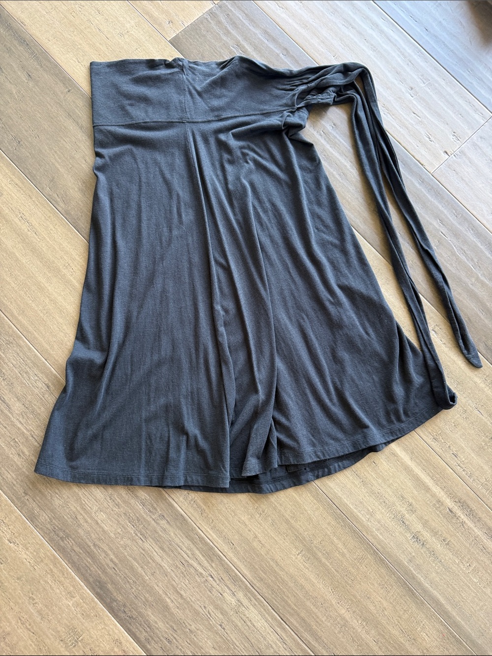 Versatile Black Wrap Skirt/Dress